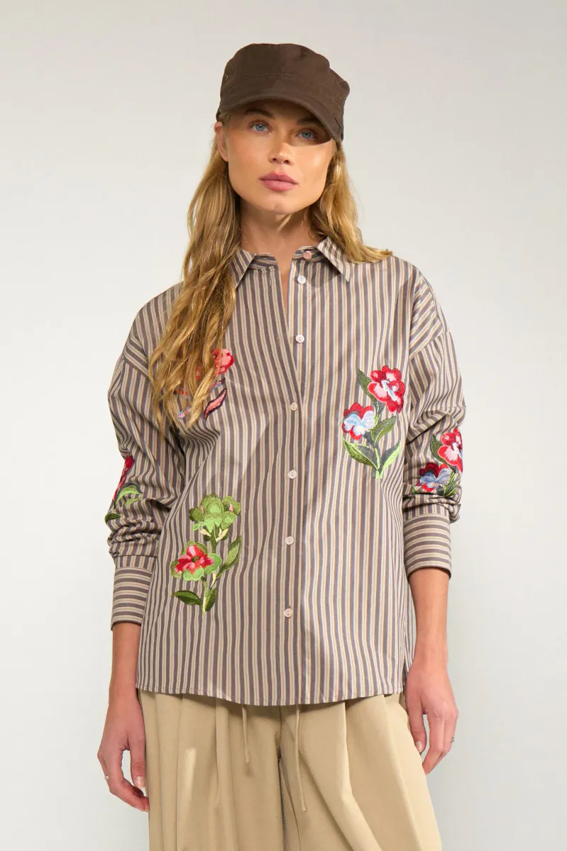 Kacey Embroidery Shirt Nümph