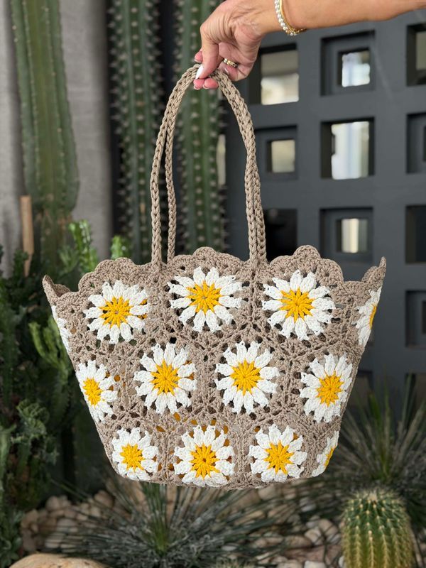 Flower Crochet Bag