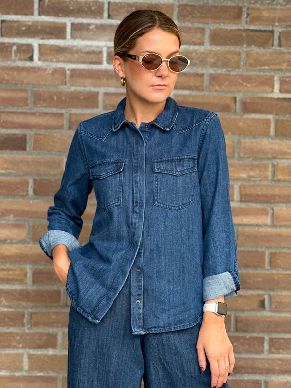 Aubery Shirt Ichi Str 34