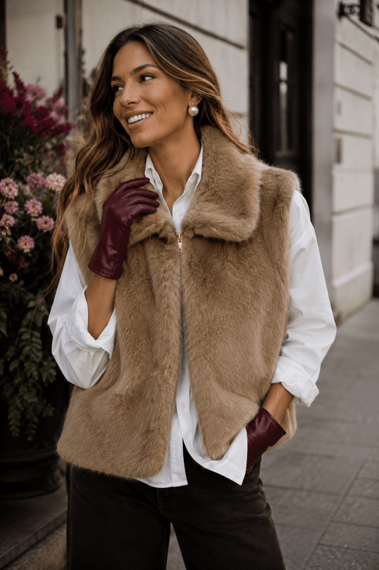 Vest Fake Fur Reunion
