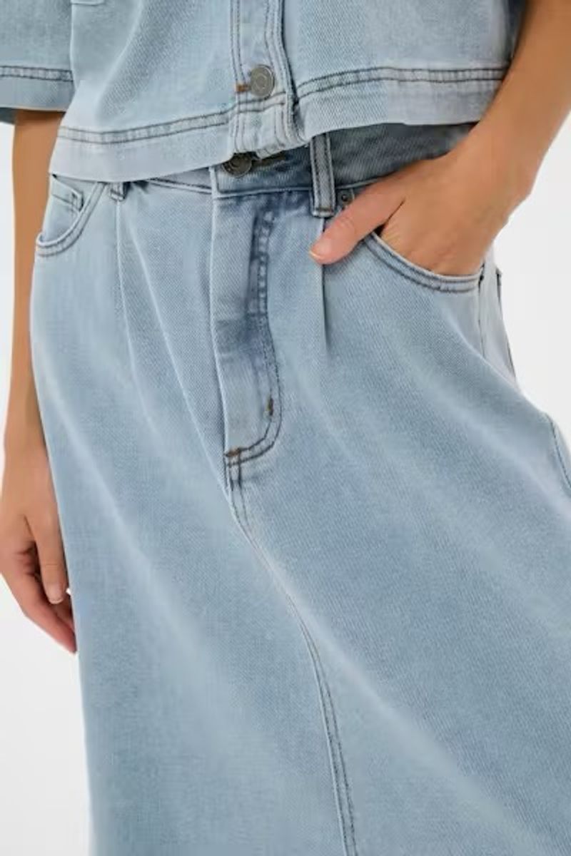 Aminna Denim Skirt Kaffe