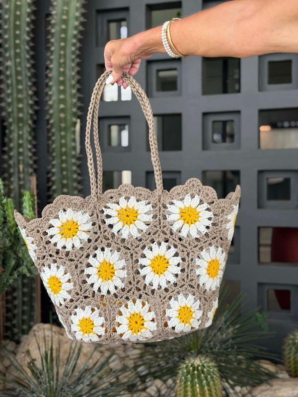 Flower Crochet Bag