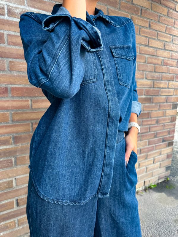 Aubery Shirt Ichi Str 34