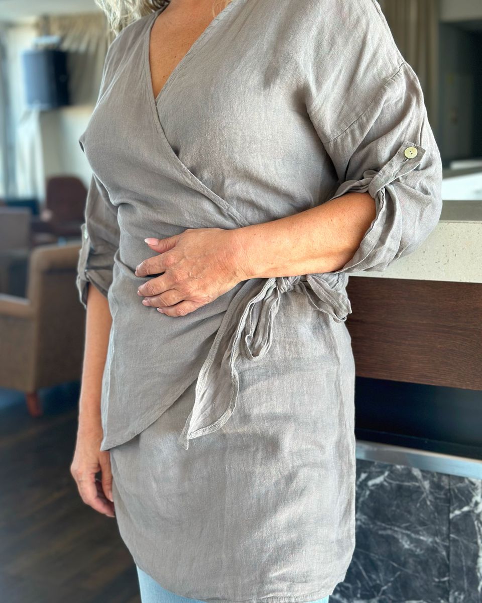 It´s A Wrap Linen Dress Reunion