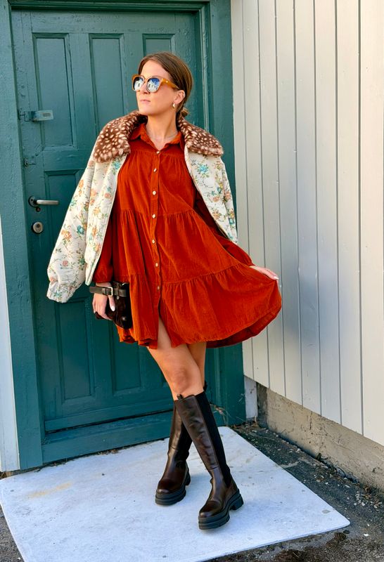 Sella Corduroy Dress