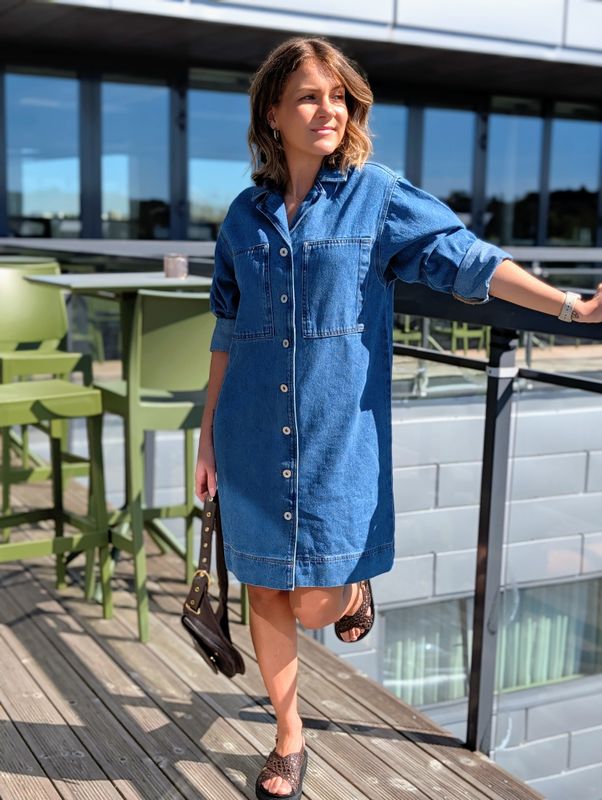 Mianna Denim Dress Ichi
