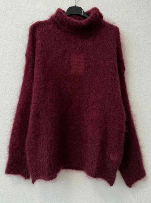 Noeline High Neck Mohair Sweater