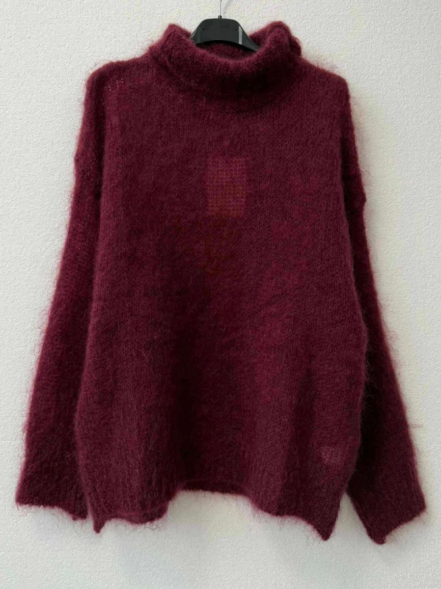 Noeline High Neck Mohair Sweater