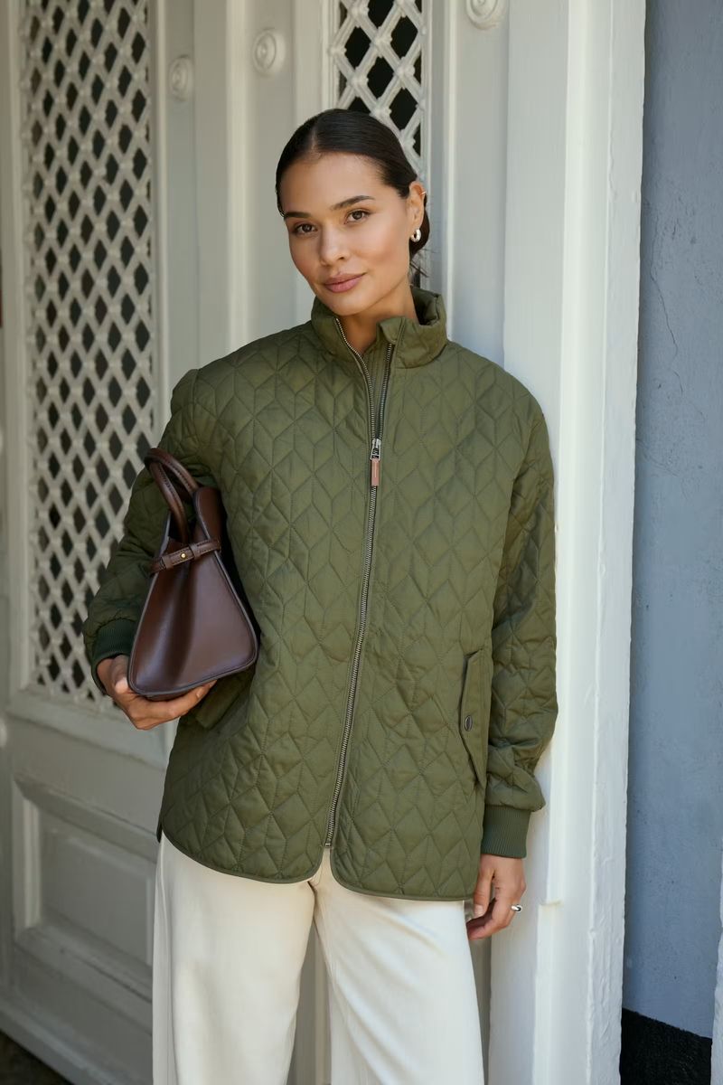  Leila Quilt Jacket Kaffe
