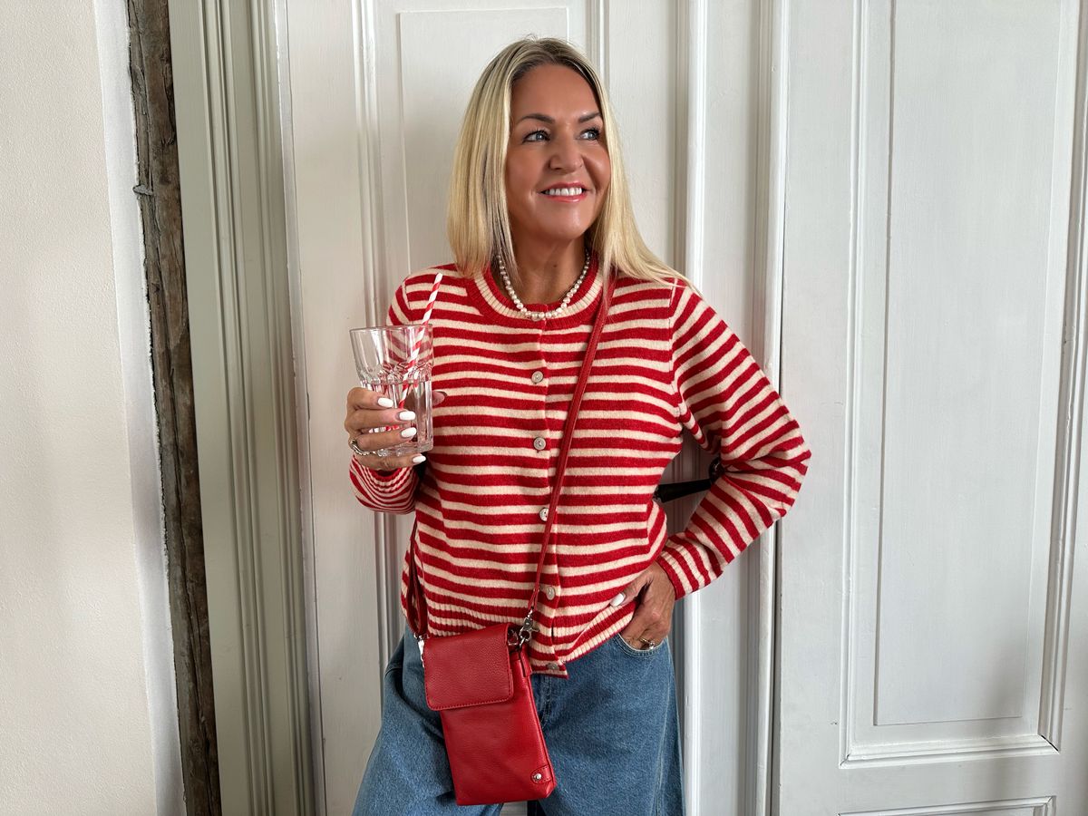 Fabienne Short Cardigan Peppercorn
