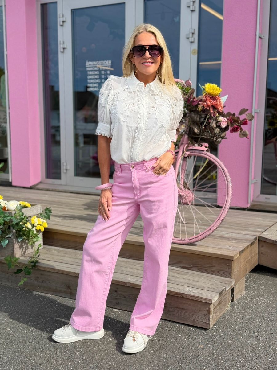 Jeans Pink Denim Coster Copenhagen