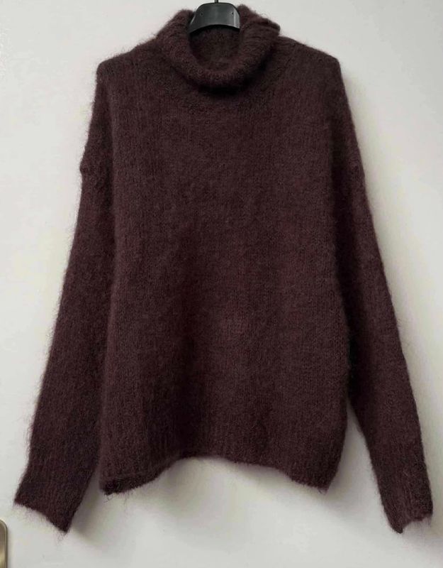 Noeline High Neck Mohair Sweater
