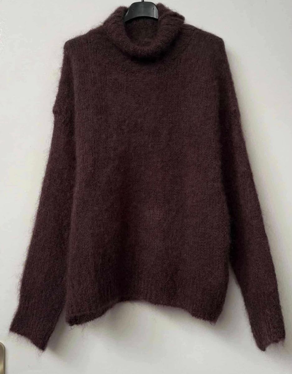 Noeline High Neck Mohair Sweater