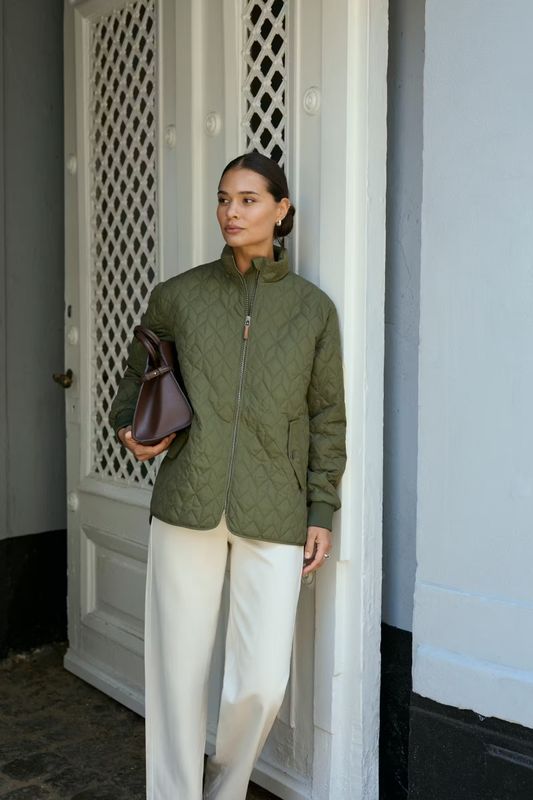  Leila Quilt Jacket Kaffe