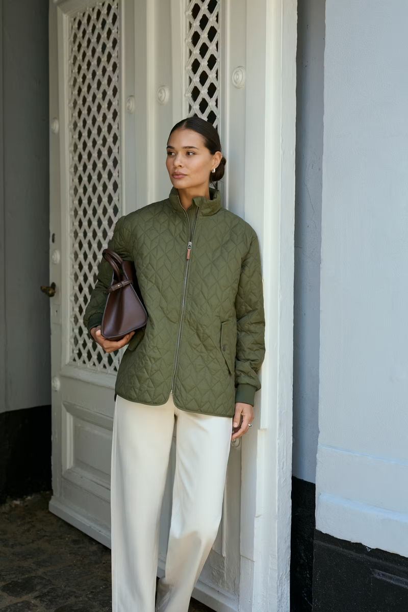  Leila Quilt Jacket Kaffe