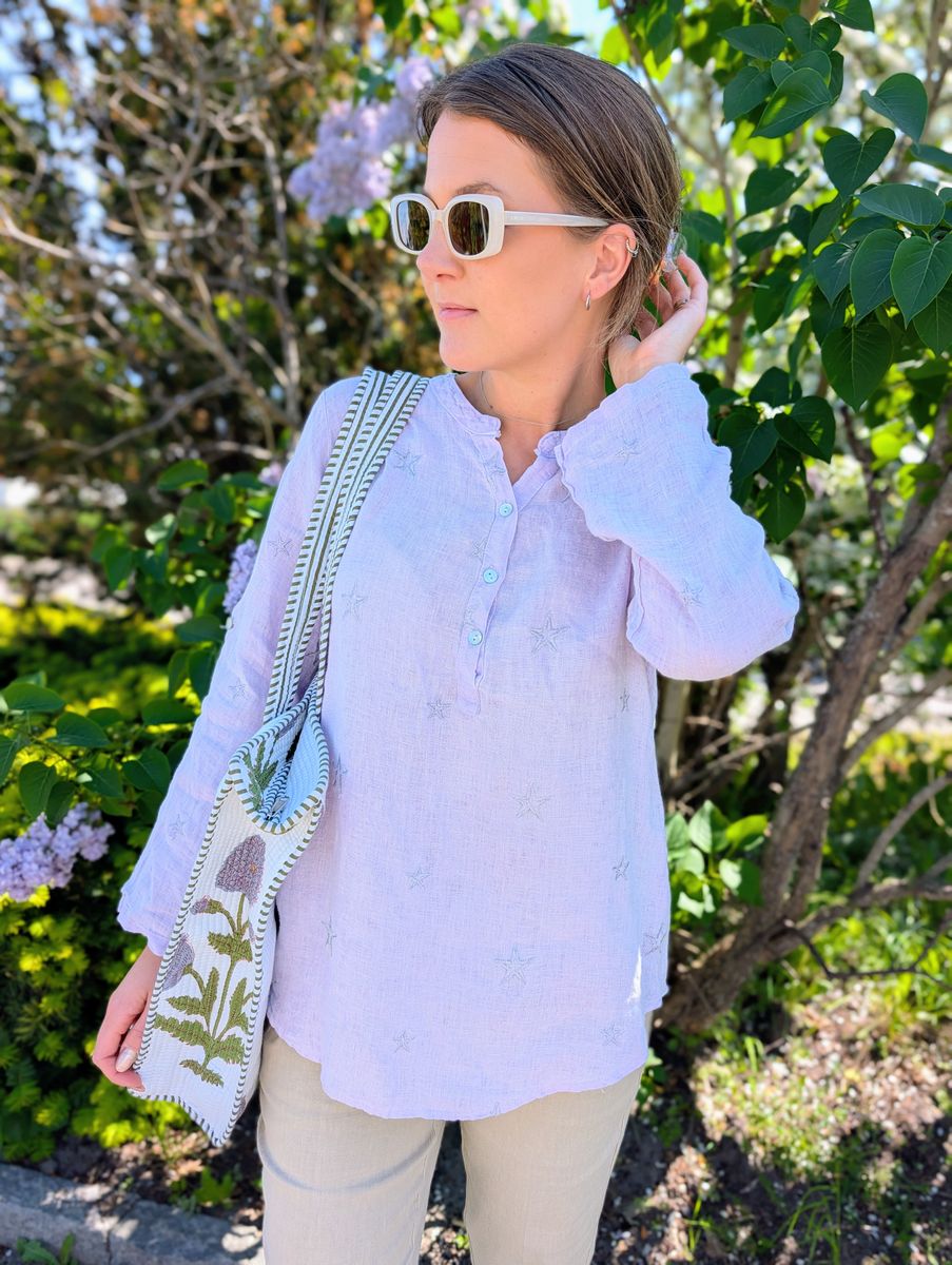 Star Linen Blouse