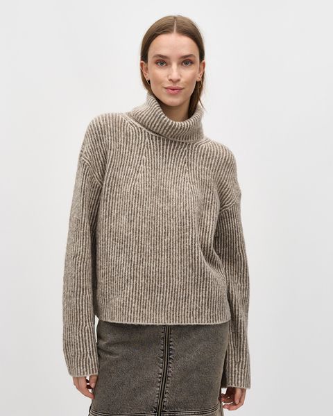 Hovedbilde Kemina Knit Taupe Stripe MbyM