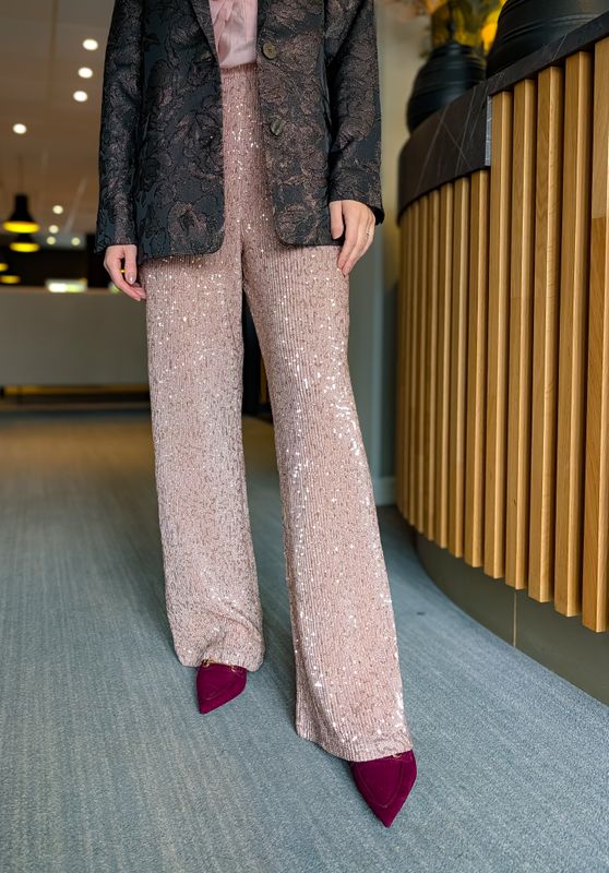 Shiny Sequin Pant