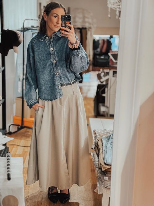 Hovedbilde Lissi Skirt Kaffe