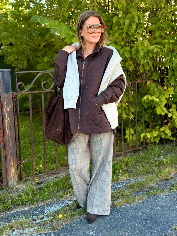 Alexis Wool Pants Glencheck Cambio