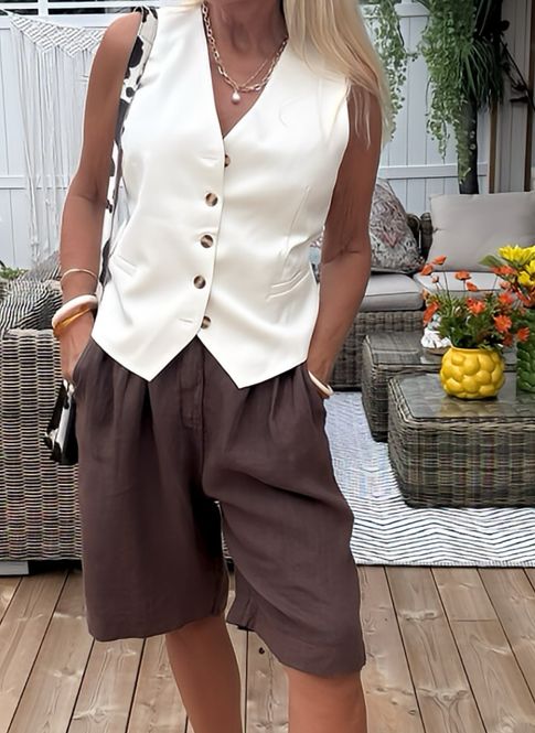 Hovedbilde Helena Vest Peppercorn Str 36
