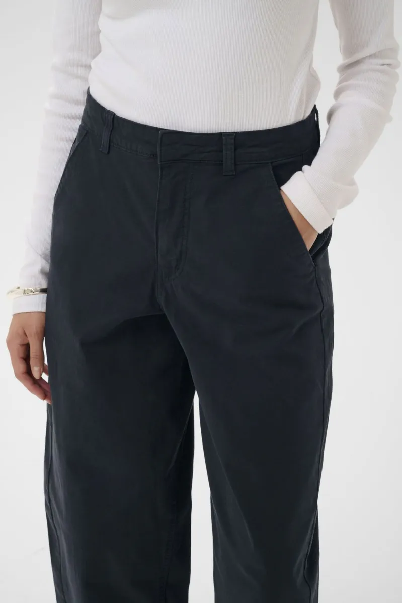 Amette Barrel Pant Kaffe