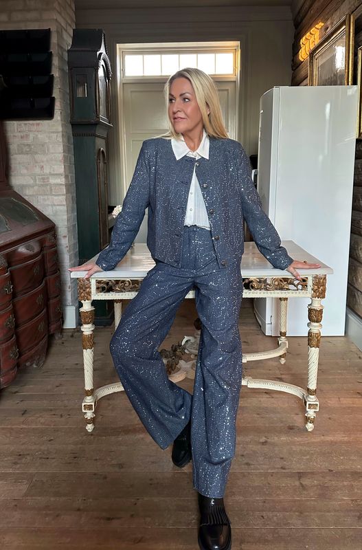 Codina High Waisted Pant Minus Str 34