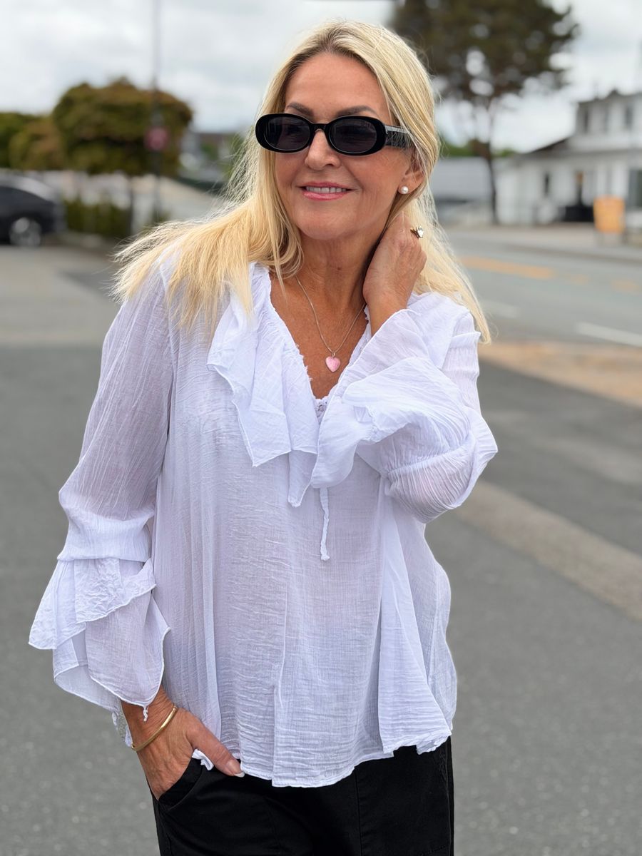 Pompom Blouse Reunion 