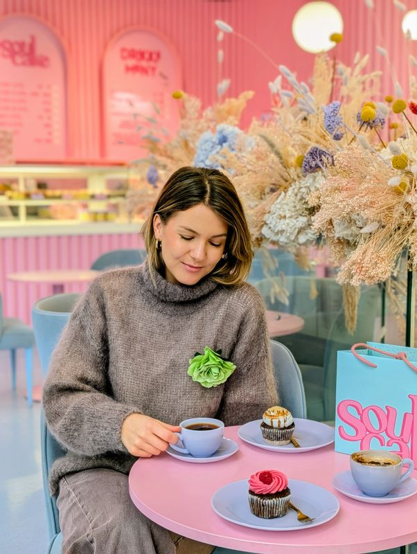 Noeline High Neck Mohair Sweater