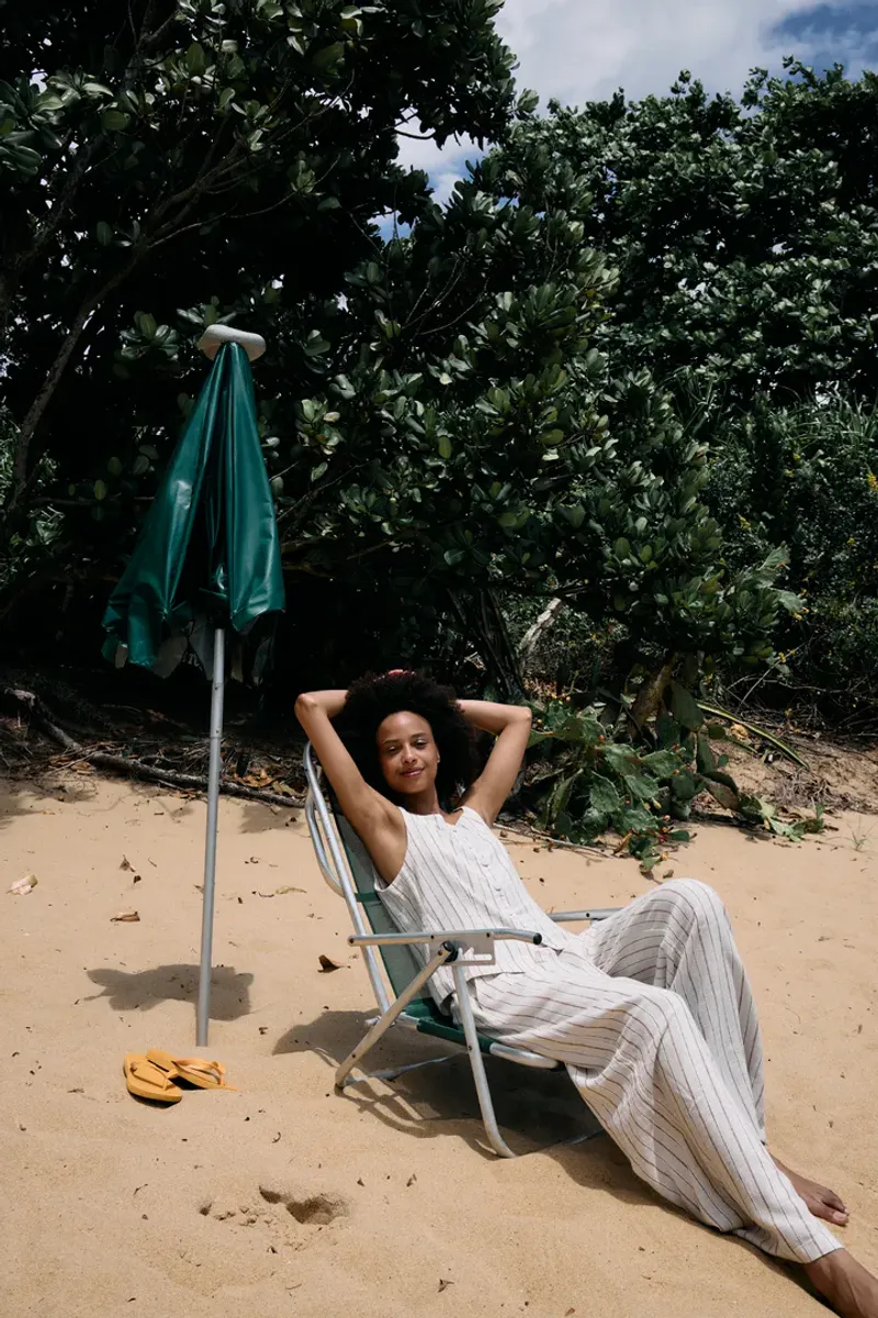 Linno Stripe Pant Ichi