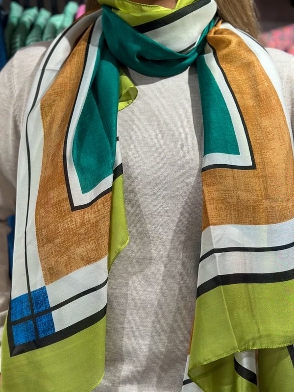 Viscose Silk Scarf XL