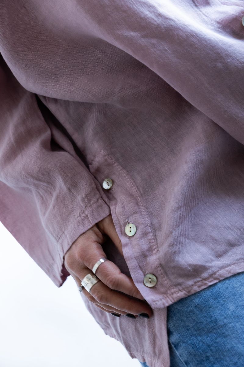 Lovely Attitude Linen Shirt Reunion