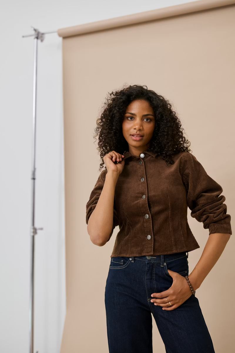 Sella Corduroy Shirt Kaffe
