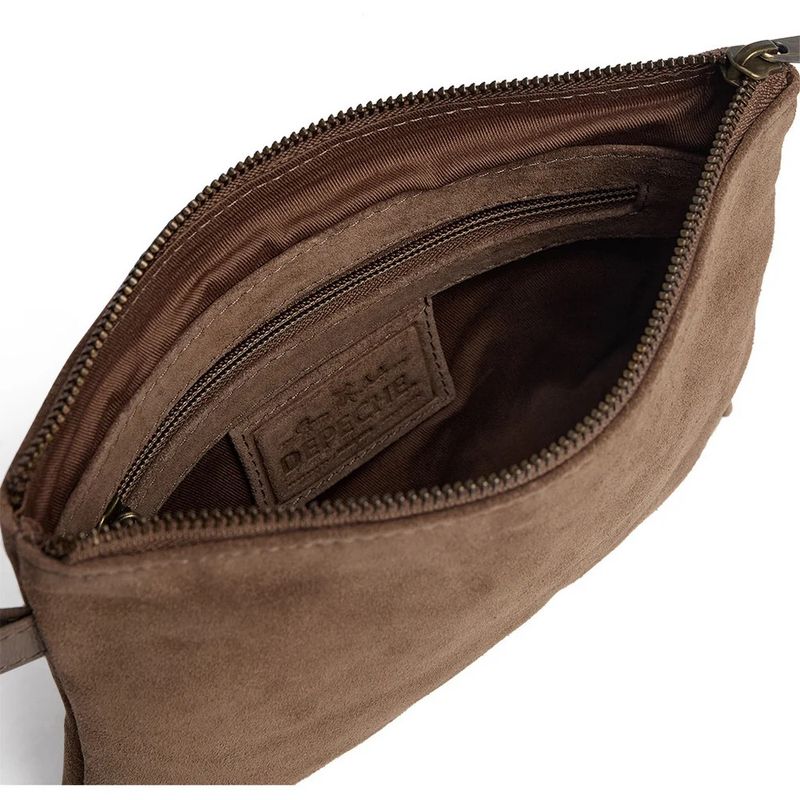 Bilbao Suede Clutch Bag