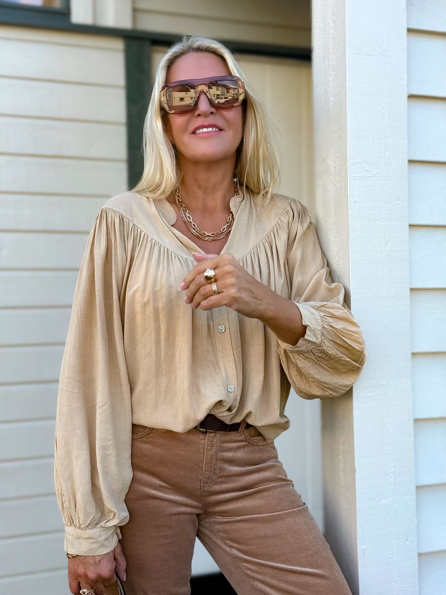 Golden Stripe Blouse