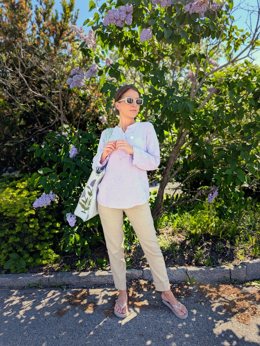 Star Linen Blouse