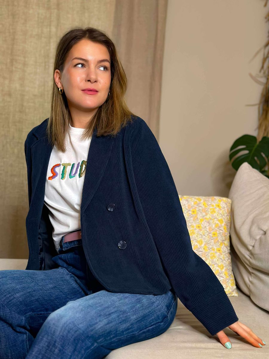 Kate Corduroy Blazer Ichi