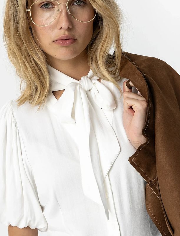 Blouse W/ Ribbon Coster Copenhagen
