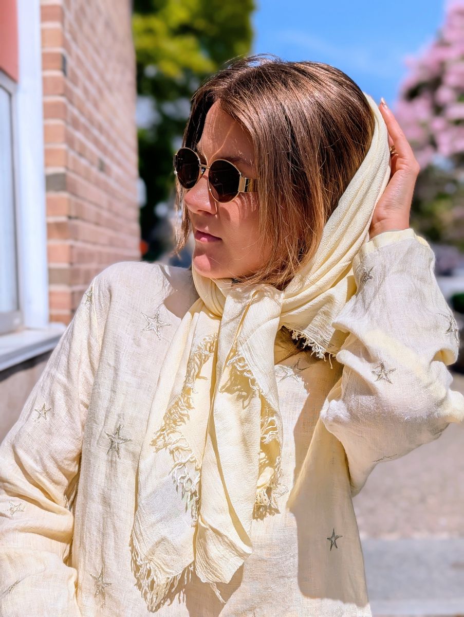 Star Linen Blouse