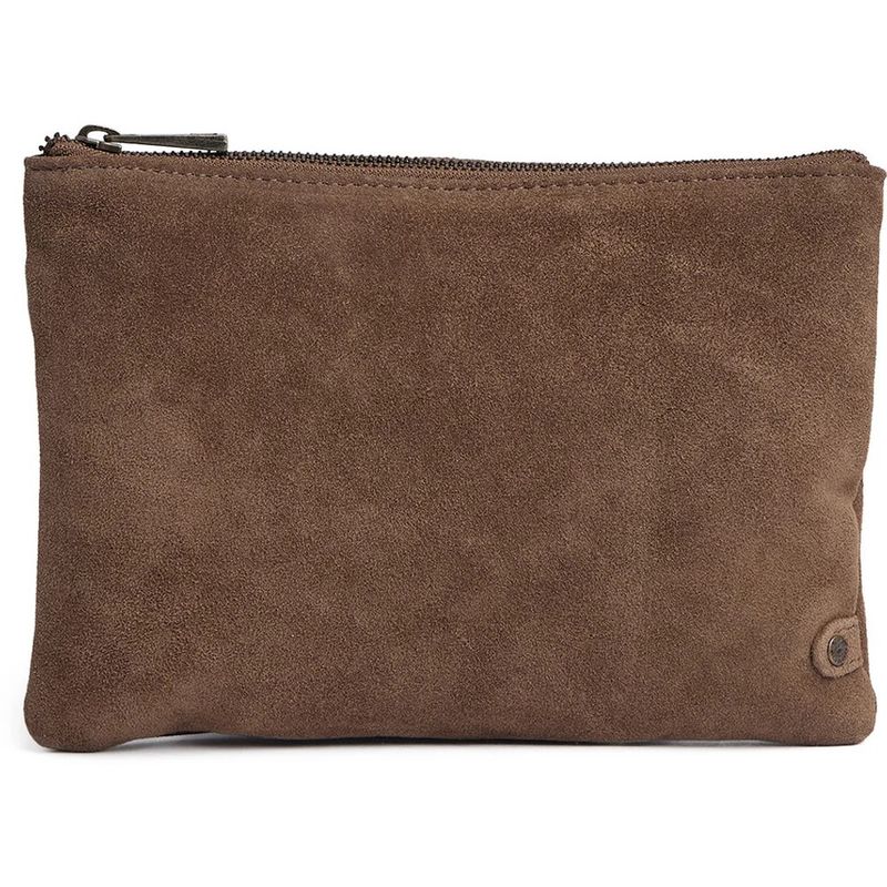 Bilbao Suede Clutch Bag